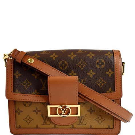 Louis Vuitton Dauphine Monogram Reverse Mm Brown